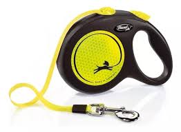 CORREA EXTENSIBLE FLEXI 5MTS AMARILLA