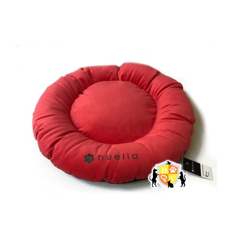 CUCHA HUELLA COLCHON CIRCULAR ROJO T3