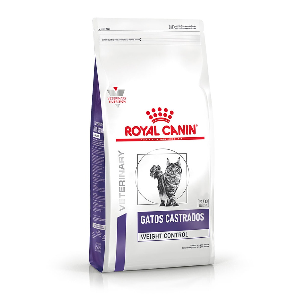 GATOS ALIMENTO ROYAL CANIN ADULTO WEIGHT CONTROL (CASTRADO) 7,5 KG
