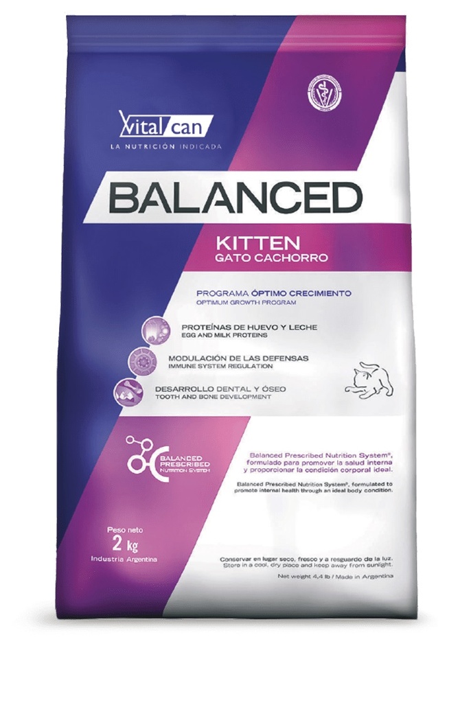 [BZN351] GATOS ALIMENTO VITAL CAN CACHORRO BALANCED 2 KG
