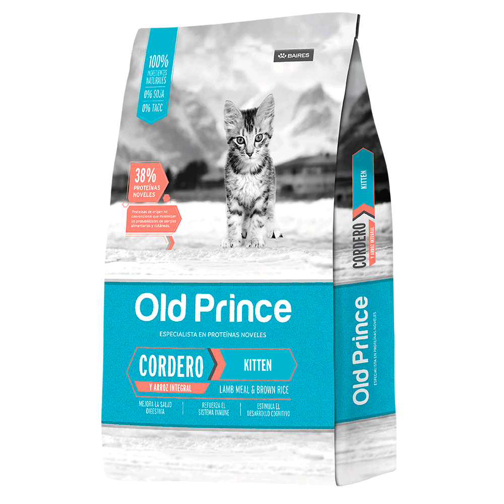 GATOS ALIMENTO OLD PRINCE NOVEL CACHORRO CORDERO 3 KG