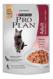 GATOS POUCH PRO PLAN ALIMENTO HUMEDO ADULTO 1+ SALMON (85G)