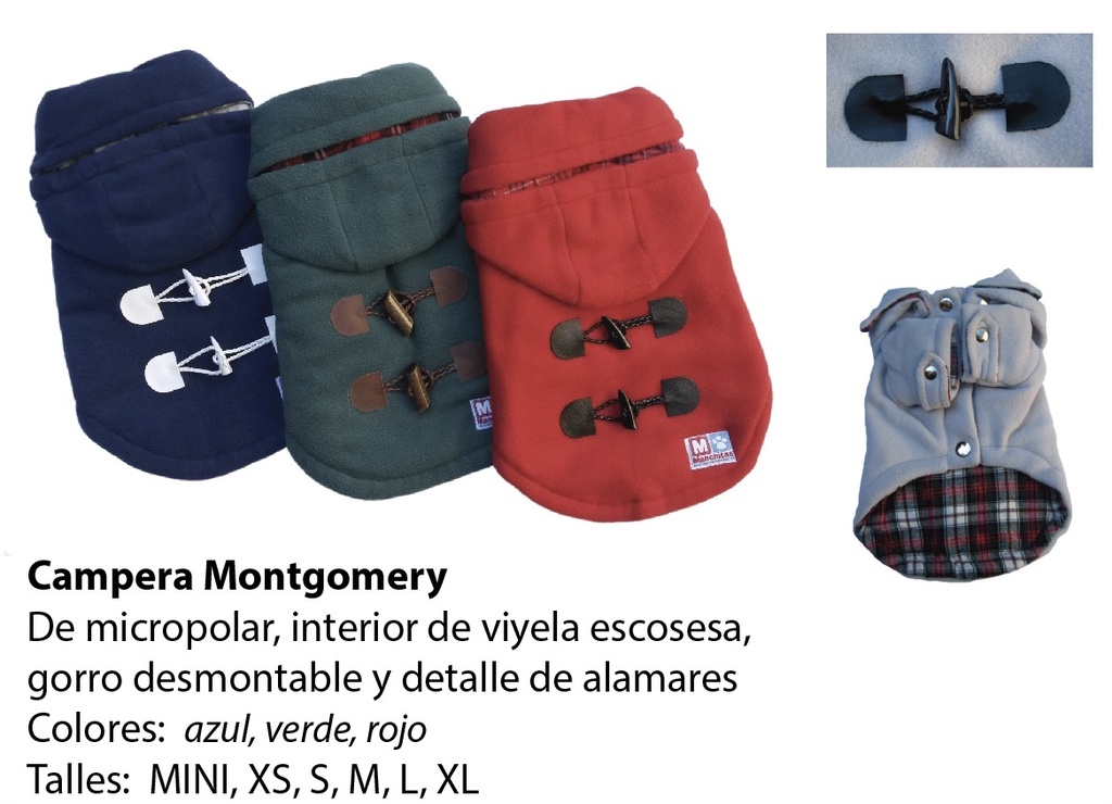 INDUMENTARIA CAMPERA MONTGOMERY MANCHITAS M