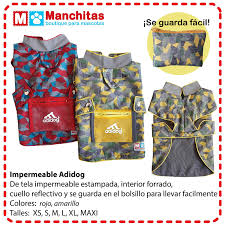 INDUMENTARIA IMPERMEABLE ADIDOG MANCHITAS M