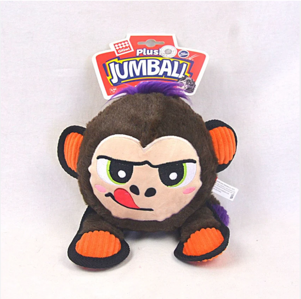 [BZN498] JUGUETE GIGWI JUMBALL PLUSH BROWN MONKEY