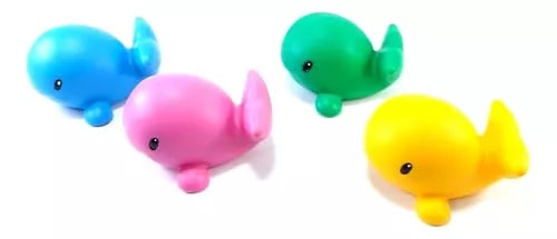 [BZN500] JUGUETE BALLENA CHICA CON CHIFLE