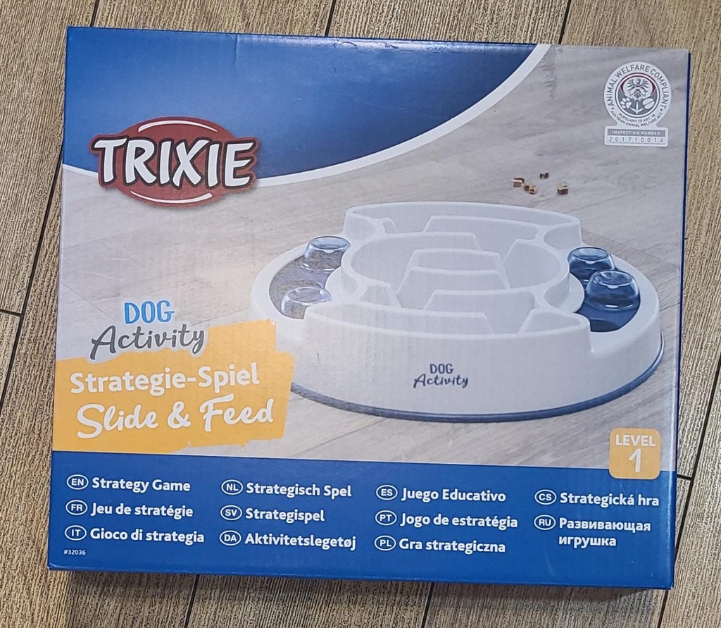 JUGUETE INTERACTIVO TRIXIE SLIDE y FEED LEVEL 1