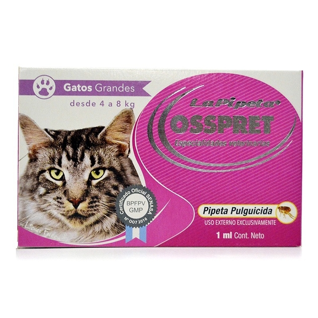 LA PIPETA OSSPRET GATOS 4 A 8 KG