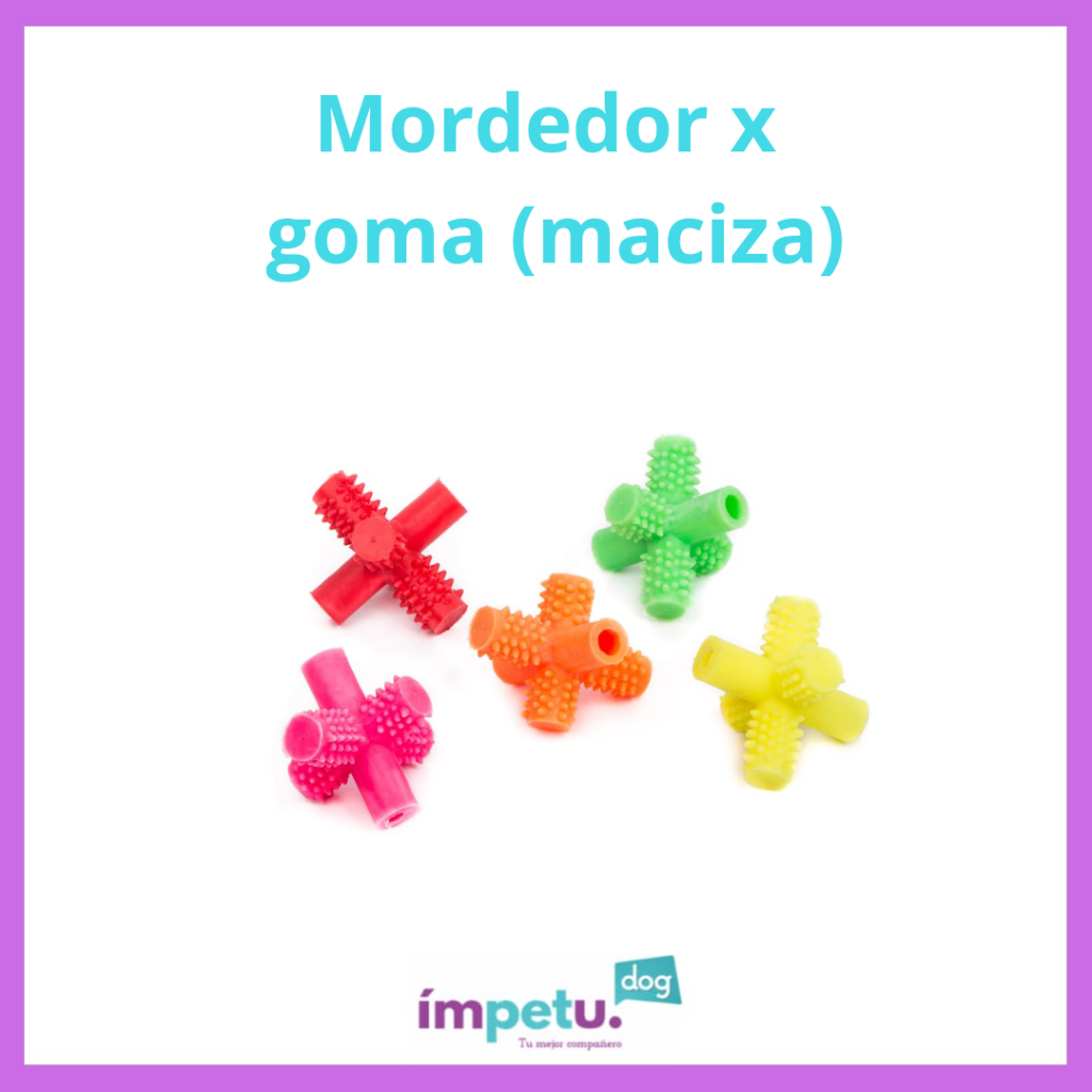 [BZN565] MORDILLO CRUZ GOMA (MORDEDOR)