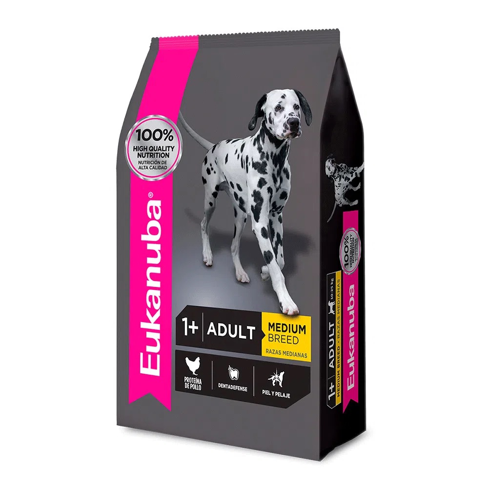PERROS ALIMENTO EUKANUBA ADULTO MEDIANO 3 KG