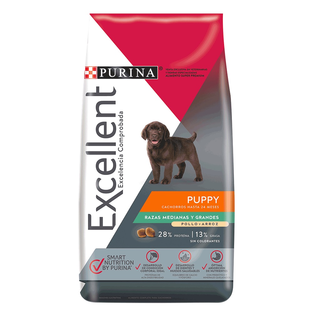 PERROS ALIMENTO EXCELLENT CACHORRO MEDIANO GRANDE 3 KG