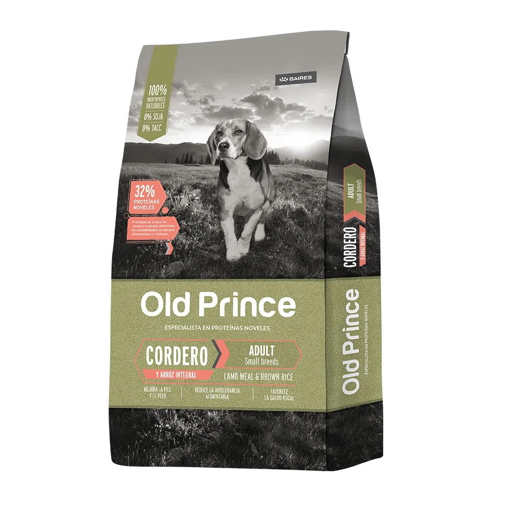 [BZN721] PERROS ALIMENTO OLD PRINCE NOVEL ADULTO PEQUEÑO CORDERO 3 KG