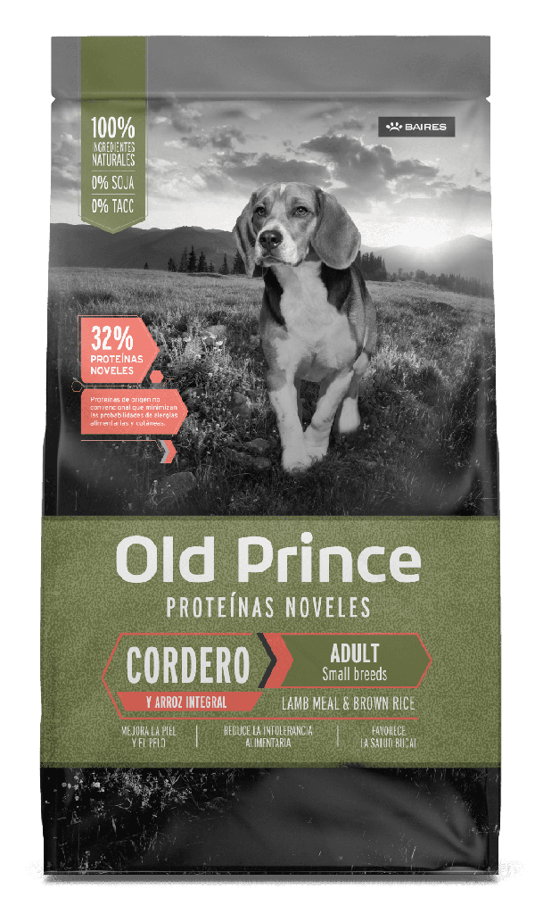 PERROS ALIMENTO OLD PRINCE NOVEL ADULTO PEQUEÑO CORDERO 7.5 KG