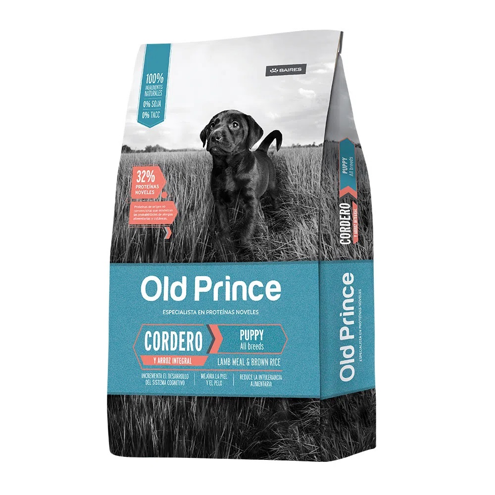 PERROS ALIMENTO OLD PRINCE NOVEL CACHORRO CORDERO 3 KG