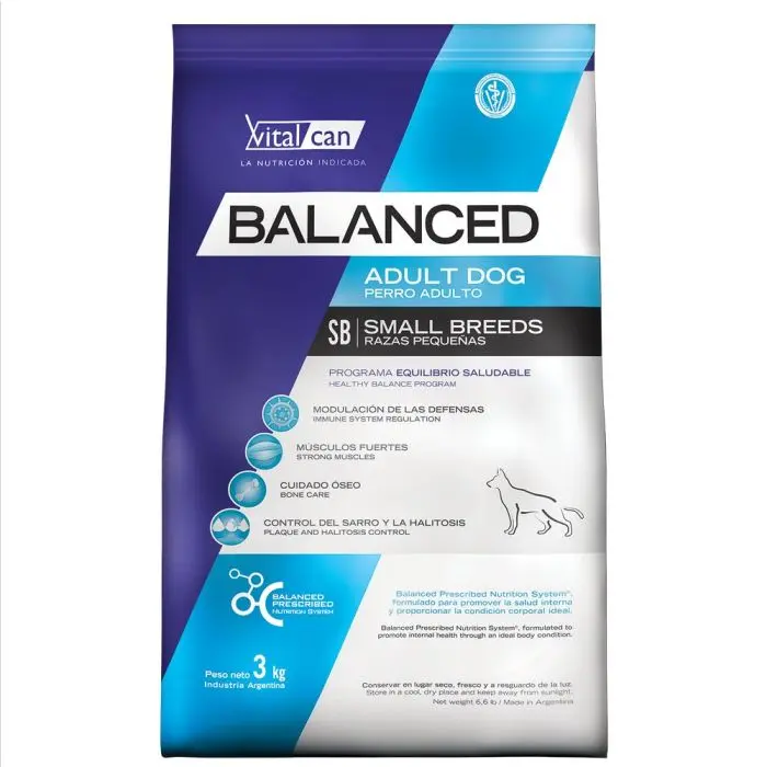 PERROS ALIMENTO VITAL CAN ADULTO PEQUEÑO BALANCED 3 KG