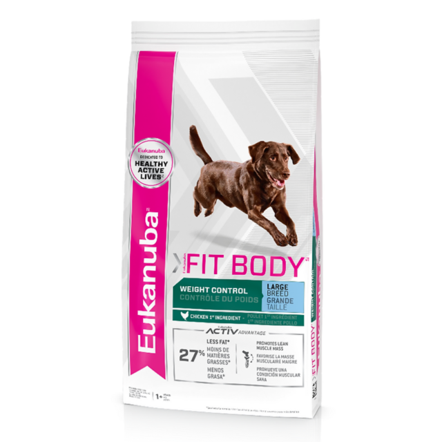 PERROS ALIMENTO EUKANUBA FIT WC RAZA GRANDE 3 KG