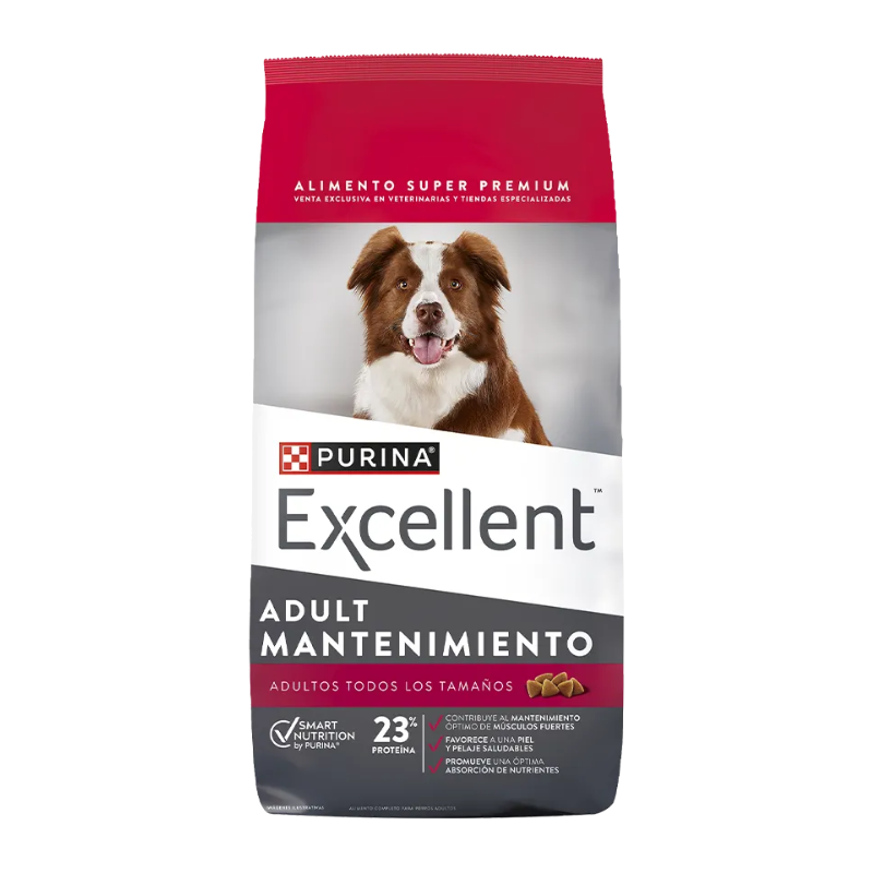 PERROS ALIMENTO EXCELLENT ADULTO MANTENIMIENTO 20 KG