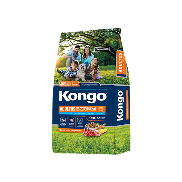 PERROS ALIMENTO KONGO ADULTO PEQUEÑO 3 KG