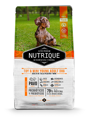 PERROS ALIMENTO NUTRIQUE TOY y MINI YOUNG ADULT 3 KG
