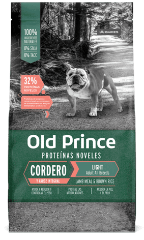 PERROS ALIMENTO OLD PRINCE NOVEL LIGHT CORDERO 15KG