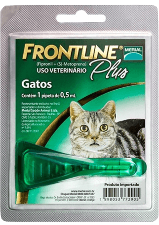 PIPETA FRONTLINE PLUS VERDE GATOS