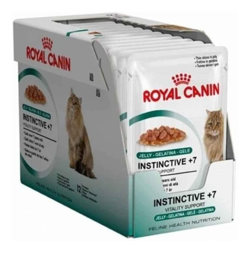 POUCH GATOS ROYAL CANIN INSTINCTIVE +7 X 85 G