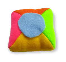 [BZN904] PRISMA MULTICOLOR DE TELA CON CASCABEL