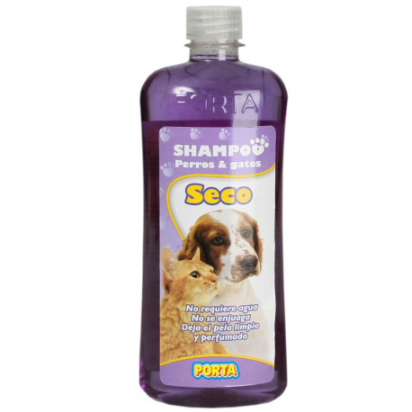 SHAMPOO SECO PERROS Y GATOS PORTA (500ML)