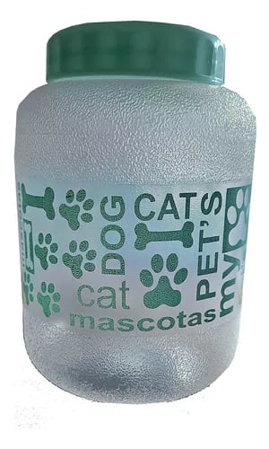 TARRO PARA ALIMENTO 3KG TRANSPARENTE