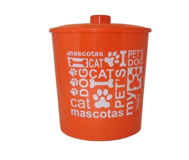 TARRO PARA ALIMENTO 3KG NARANJA