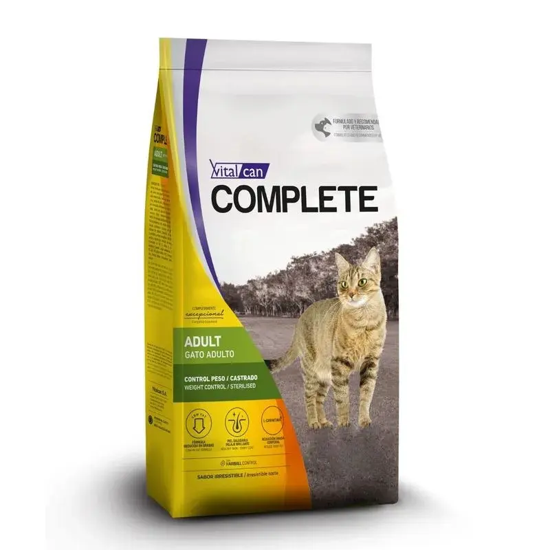 GATOS ALIMENTO VITAL CAN COMPLETE ADULTO CONTROL DE PESO/ CASTRADO 7,5 KG