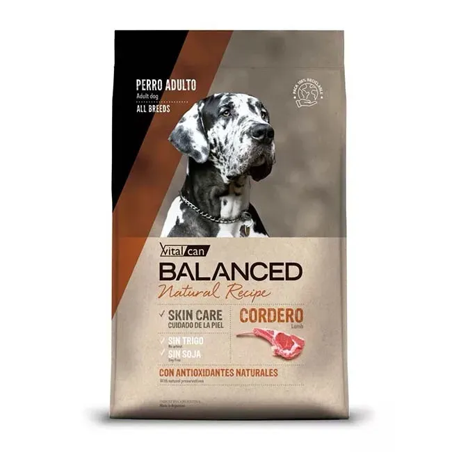 PERROS ALIMENTO VITAL CAN BALANCED NATURAL RECIPE CORDERO 15KG