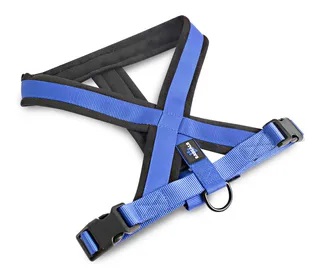 ARNÉS ACOLCHADO PREMIUM AZUL S - M