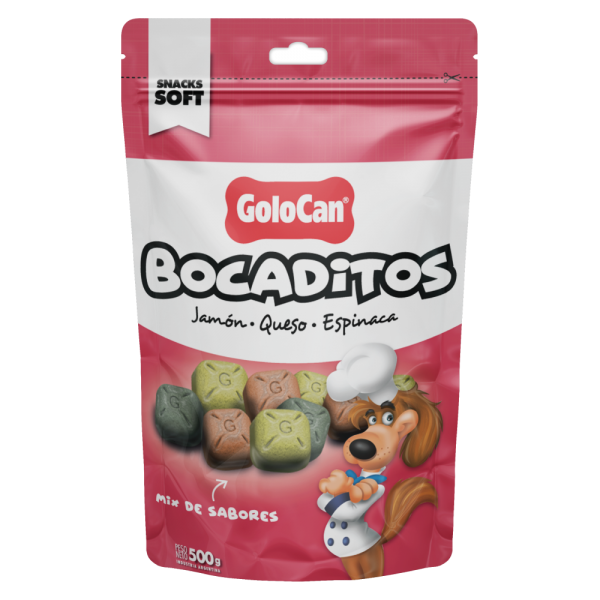 BOCADITOS JAMON-QUESO-ESPINACA 500GR