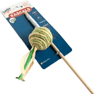 CAÑITA INTERACTIVA ECOLOGICA PARA GATOS PELOTA VERDE