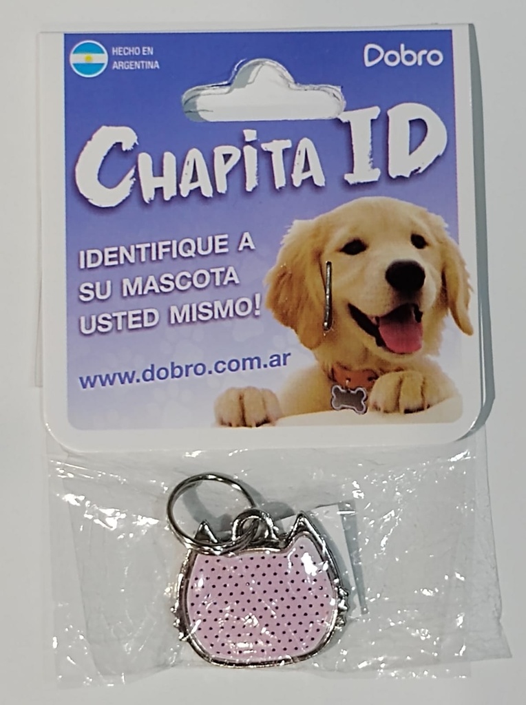 CHAPITA CARITA GATITO DOBRO