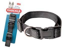 COLLAR REFLECTIVO NEGRO TALLE L