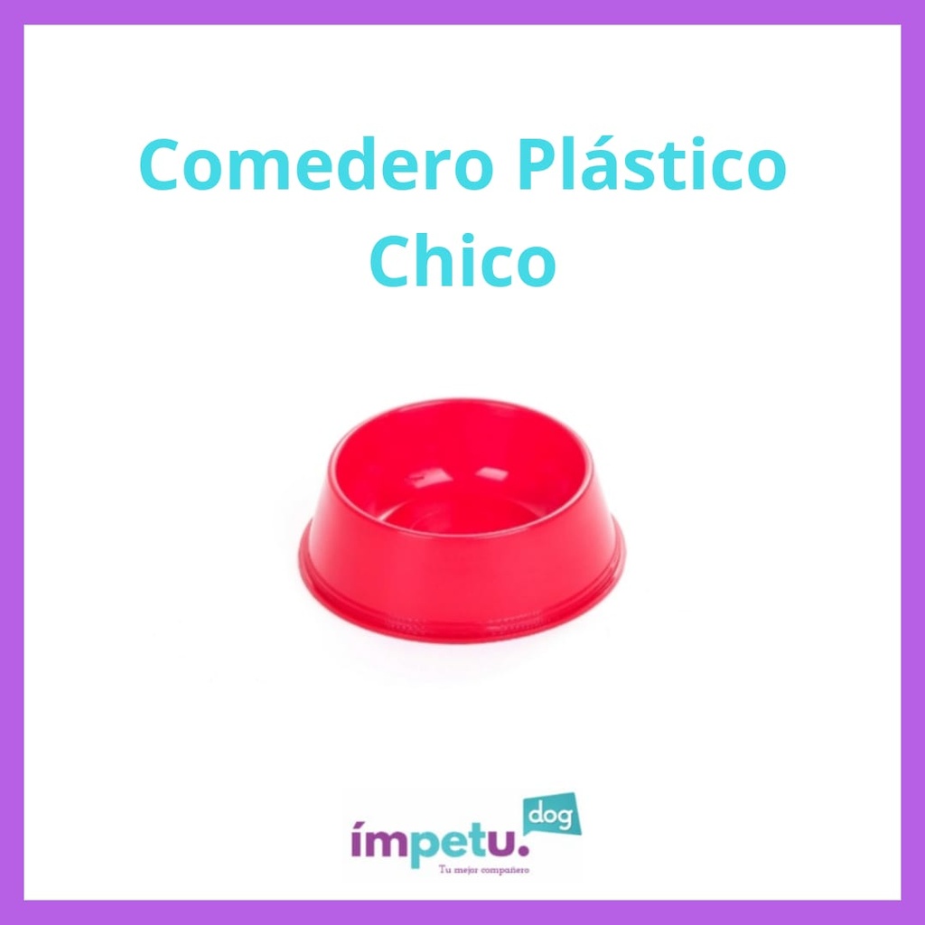 COMEDERO PLASTICO CHICO (15.5X5CM)