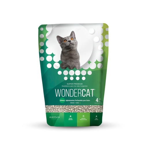 [BZN295] ESFERAS DE BENTONITA WONDERCAT AVENTURA 4 KG
