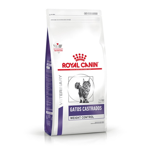 [BZN342] GATOS ALIMENTO ROYAL CANIN ADULTO WEIGHT CONTROL (CASTRADO) 7,5 KG