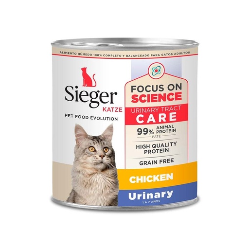 [BZN362] GATOS ALIMENTO HÚMEDO SIEGER KATZE ADULTO URINARY 340G