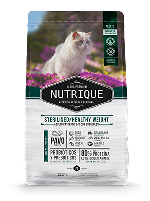 [BZN370] GATOS ALIMENTO NUTRIQUE YOUNG ADULT STERIL - HEALTHY WEIGHT 2 KG