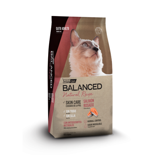 [BZN387] GATOS ALIMENTO VITAL CAN ADULTO BALANCED NATURAL SALMON ROSADO 3KG