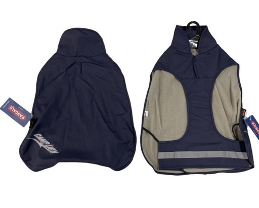 [BZN448] INDUMENTARIA CAPA CON POLAR AZUL T.XL (45CM)