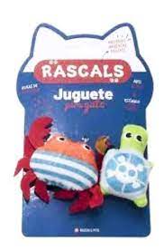[BZN501] JUGUETE CANGREJO Y TORTUGA PIRATA PARA GATOS