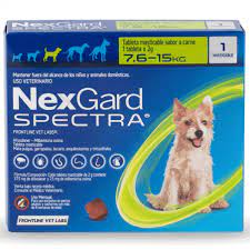 [BZN575] NEXGARD SPECTRA M HASTA 15 Kg