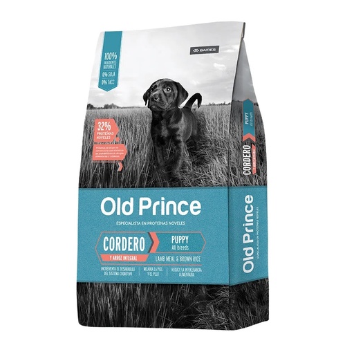 [BZN723] PERROS ALIMENTO OLD PRINCE NOVEL CACHORRO CORDERO 15 KG