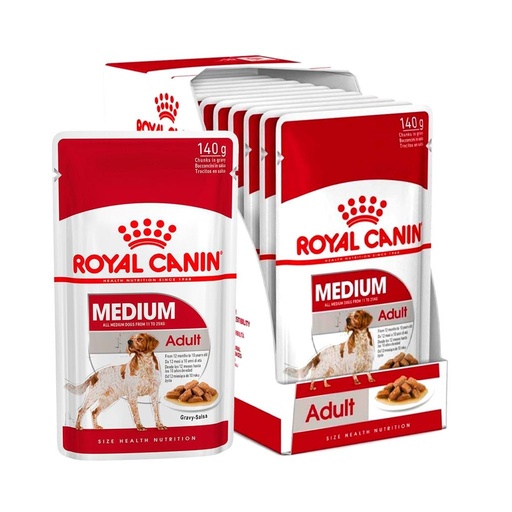 [BZN882] POUCH PERROS ROYAL CANIN RAZA MEDIANA X 140 G