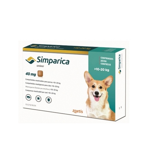 [BZN954] SIMPARICA COMPRIMIDO H - 20KG