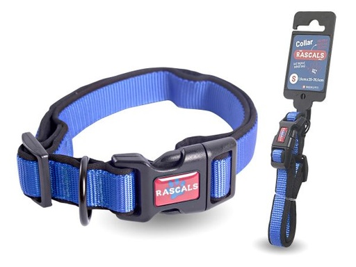 [BZN126] COLLAR ACOLCHONADO AZUL L